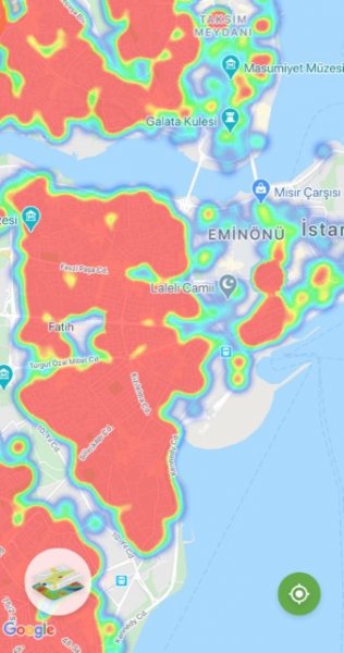 Foto - İşte İstanbul'un ilçe ilçe koronavirüs haritası