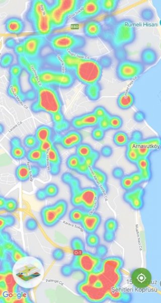 Foto - İşte İstanbul'un ilçe ilçe koronavirüs haritası