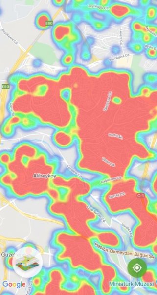 Foto - İşte İstanbul'un ilçe ilçe koronavirüs haritası
