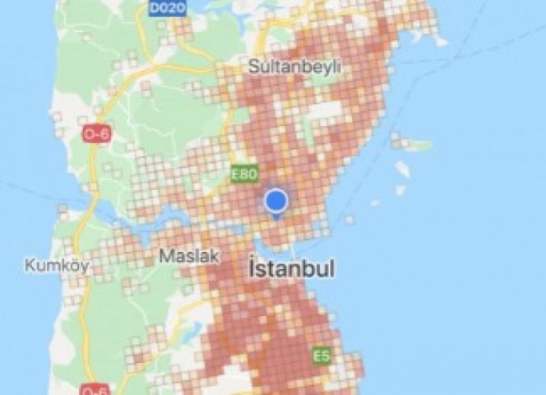 İşte İstanbul'un ilçe ilçe koronavirüs haritası