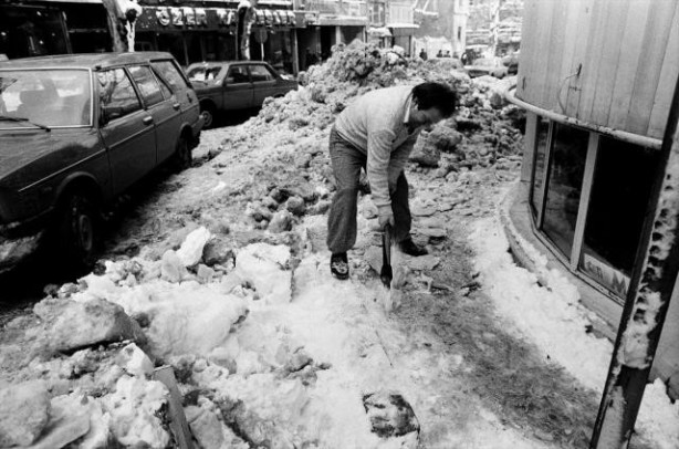 Foto - İşte İstanbul'un kara gömüldüğü 1987 kışından görüntüler