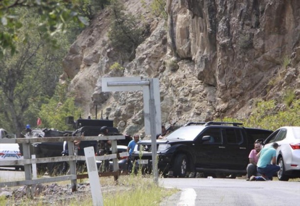 Foto - İşte konvoy saldırısının ilk görüntüleri