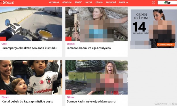 Foto - Sadece Dünya Kadınlar Günü'nde medya kadını böyle sömürdü