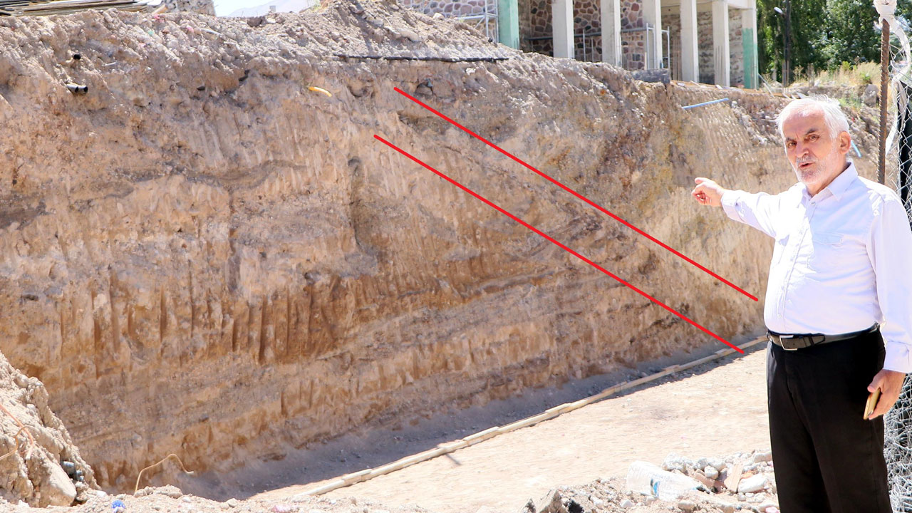 Foto - İşte o fay hatları! Kentsel dönüşüm kazısında ilginç görüntü