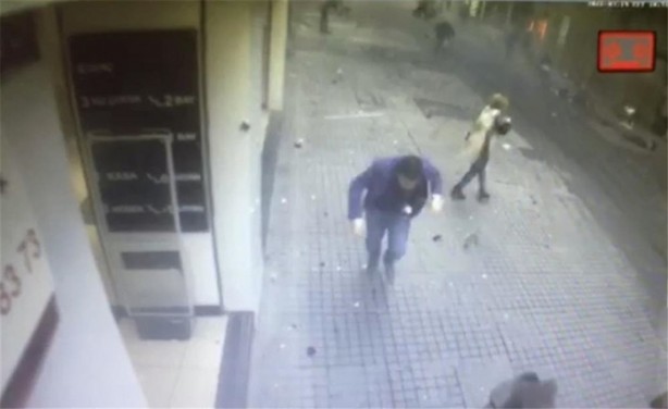İşte patlama anı görüntüleri!