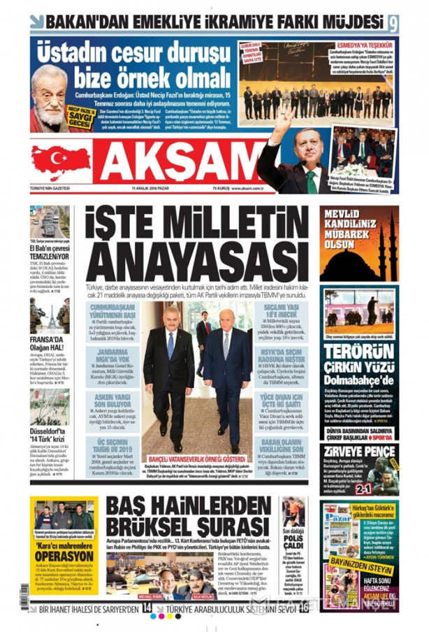 Foto - İşte patlama sonrası gazete manşetleri!