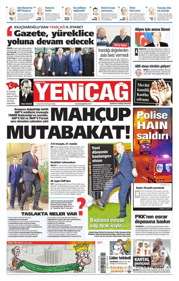 Foto - İşte patlama sonrası gazete manşetleri!