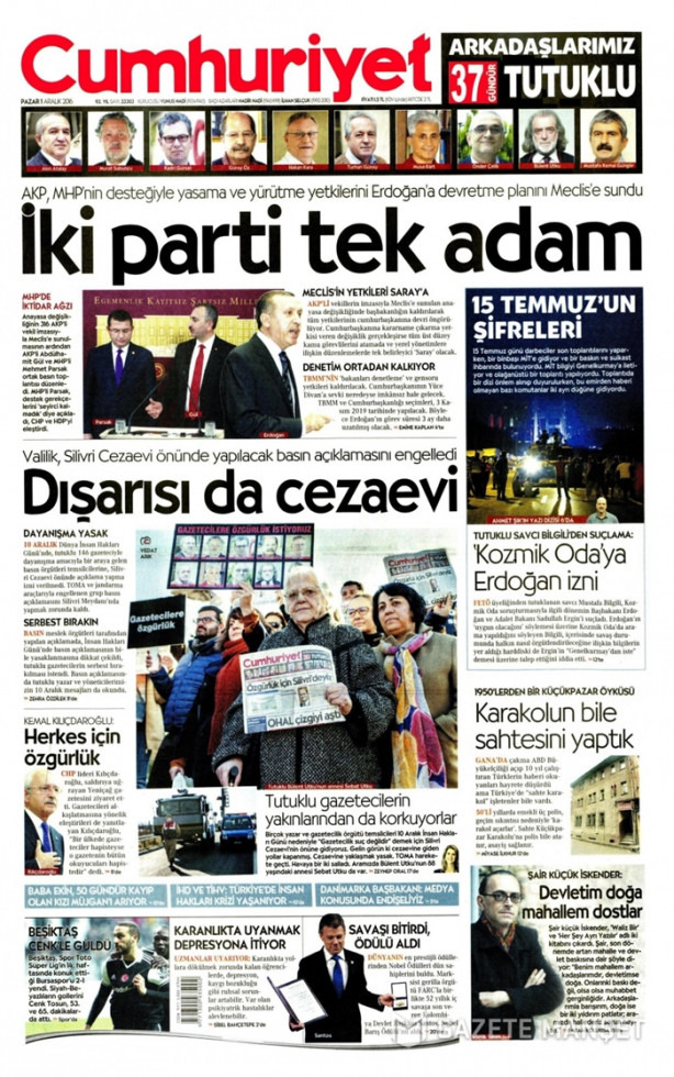 Foto - İşte patlama sonrası gazete manşetleri!