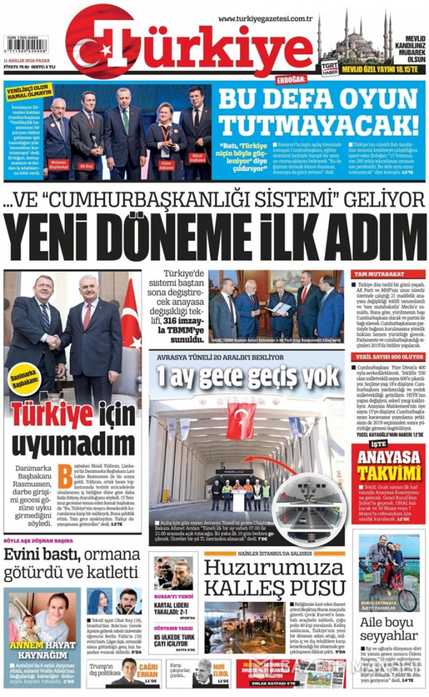 Foto - İşte patlama sonrası gazete manşetleri!