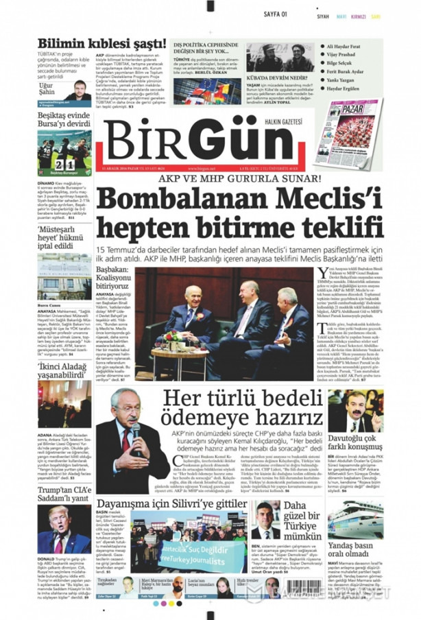 Foto - İşte patlama sonrası gazete manşetleri!