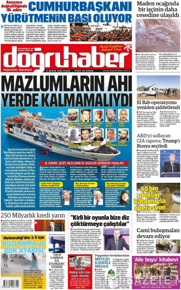 Foto - İşte patlama sonrası gazete manşetleri!