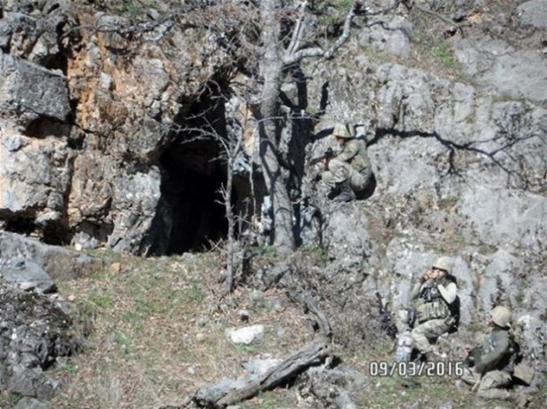 Foto - İşte PKK tünelleri