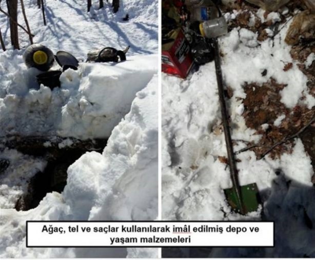Foto - İşte PKK tünelleri
