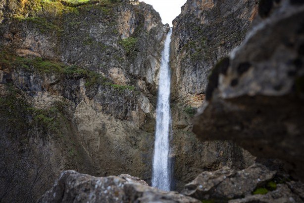 Foto - İşte Rabat Şelalesi'nde ilkbahar güzelliği...
