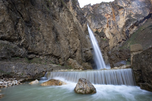 İşte Rabat Şelalesi'nde ilkbahar güzelliği...
