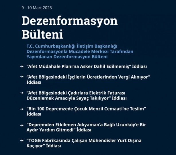 Foto - İşte sadece 2 günün palavraları! Çadıra sayaç, Menzil cemaati, TOGG ve nicesi