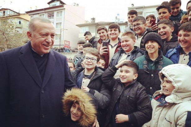 Foto - İşte samimi anlarıyla Başkan Erdoğan!