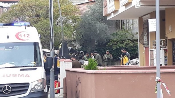 Foto - İşte Sancaktepe'deki helikopter kazasından ilk fotoğraflar...
