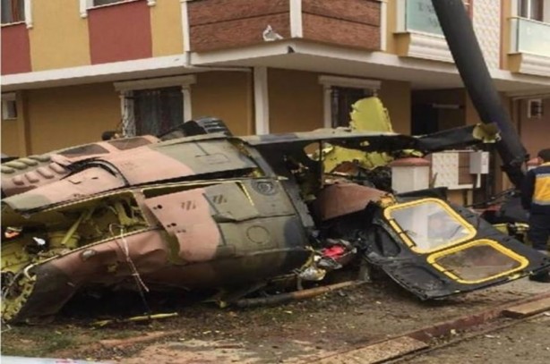 Foto - İşte Sancaktepe'deki helikopter kazasından ilk fotoğraflar...