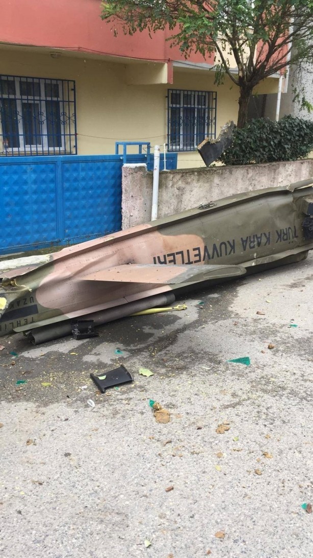 İşte Sancaktepe'deki helikopter kazasından ilk fotoğraflar...