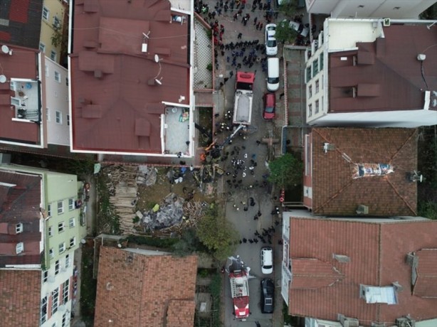 Foto - İşte Sancaktepe'deki helikopter kazasından ilk fotoğraflar...