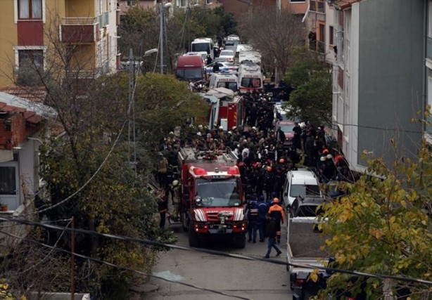 Foto - İşte Sancaktepe'deki helikopter kazasından ilk fotoğraflar...