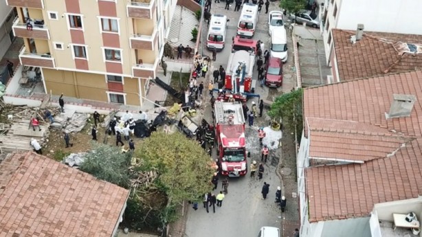 Foto - İşte Sancaktepe'deki helikopter kazasından ilk fotoğraflar...