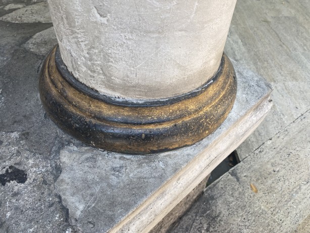 Foto - İşte tarih! Şehzade Camii sütununda yer alan yazı dikkat çekti