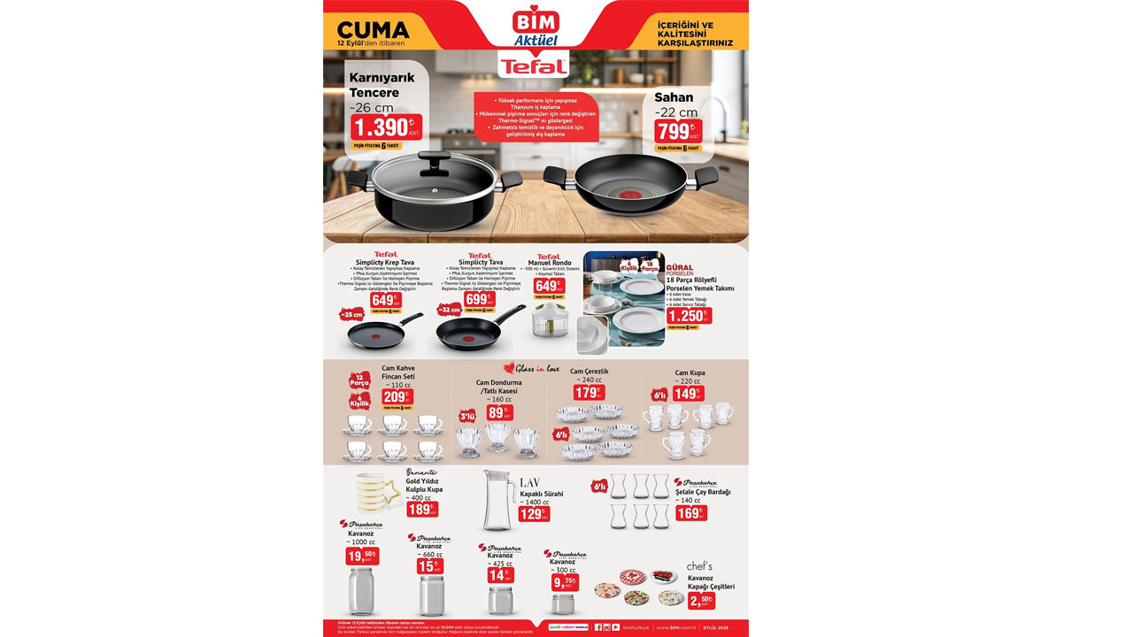 Foto - İşte tüm fırsat ürünleri! 12-16 Eylül 2025 BİM Aktüel İndirim Kataloğu