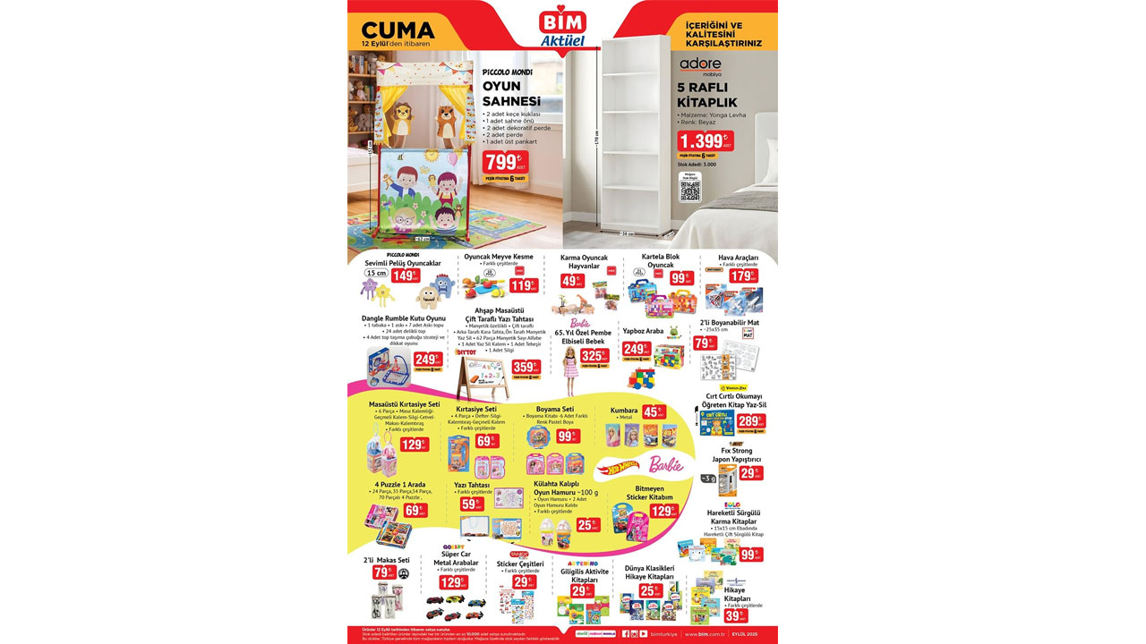 Foto - İşte tüm fırsat ürünleri! 12-16 Eylül 2025 BİM Aktüel İndirim Kataloğu