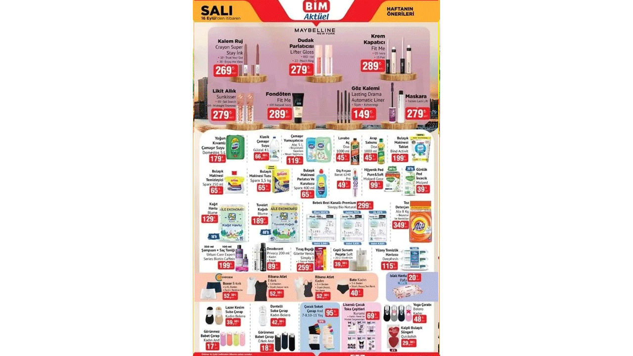 Foto - İşte tüm fırsat ürünleri! 16-19 Eylül 2025 BİM Aktüel İndirim Kataloğu