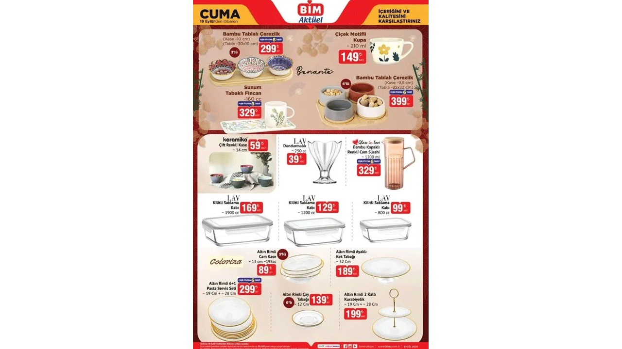 Foto - İşte tüm fırsat ürünleri! 16-19 Eylül 2025 BİM Aktüel İndirim Kataloğu
