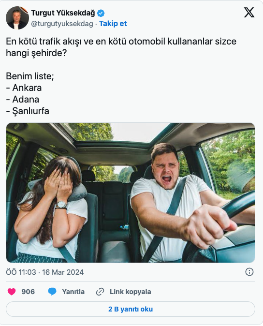 Foto - İşte Türkiye’de en kötü otomobil kullanılan 3 şehir! Herkes İstanbul zannediyor ama değil! Görünce çok ama çok şaşıracaksınız