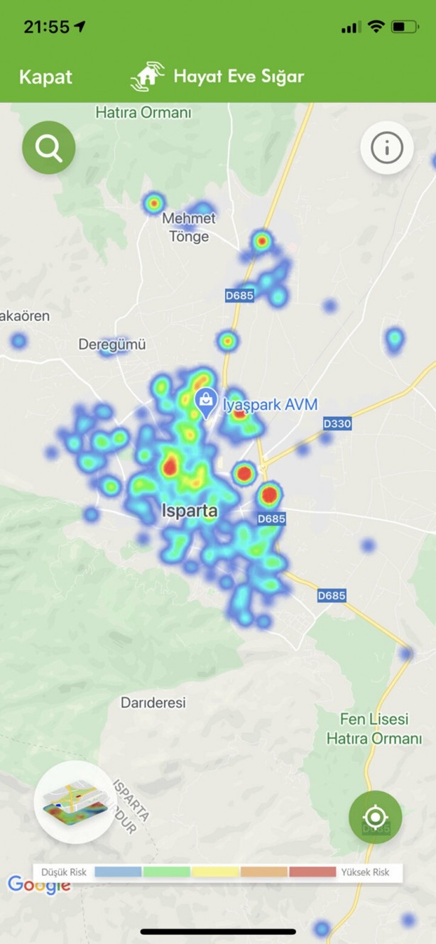 Foto - İşte Türkiye'nin güncel koronavirüs yoğunluk haritası! Kısıtlamalar işe yaradı mı?