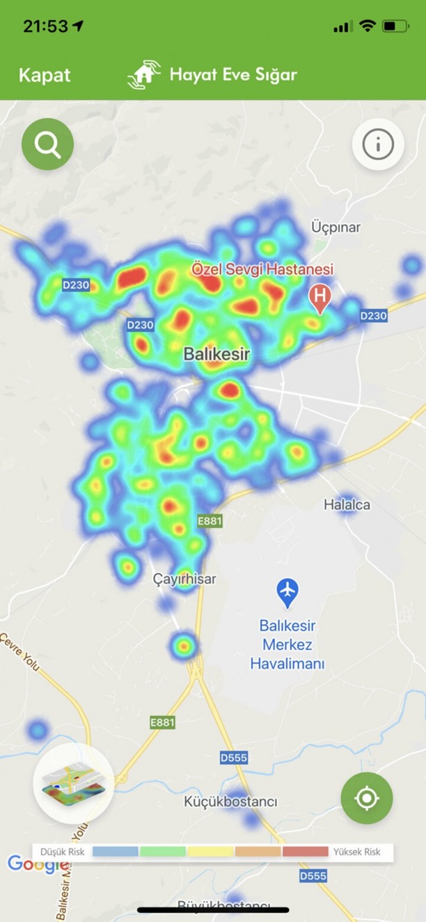 Foto - İşte Türkiye'nin güncel koronavirüs yoğunluk haritası! Kısıtlamalar işe yaradı mı?