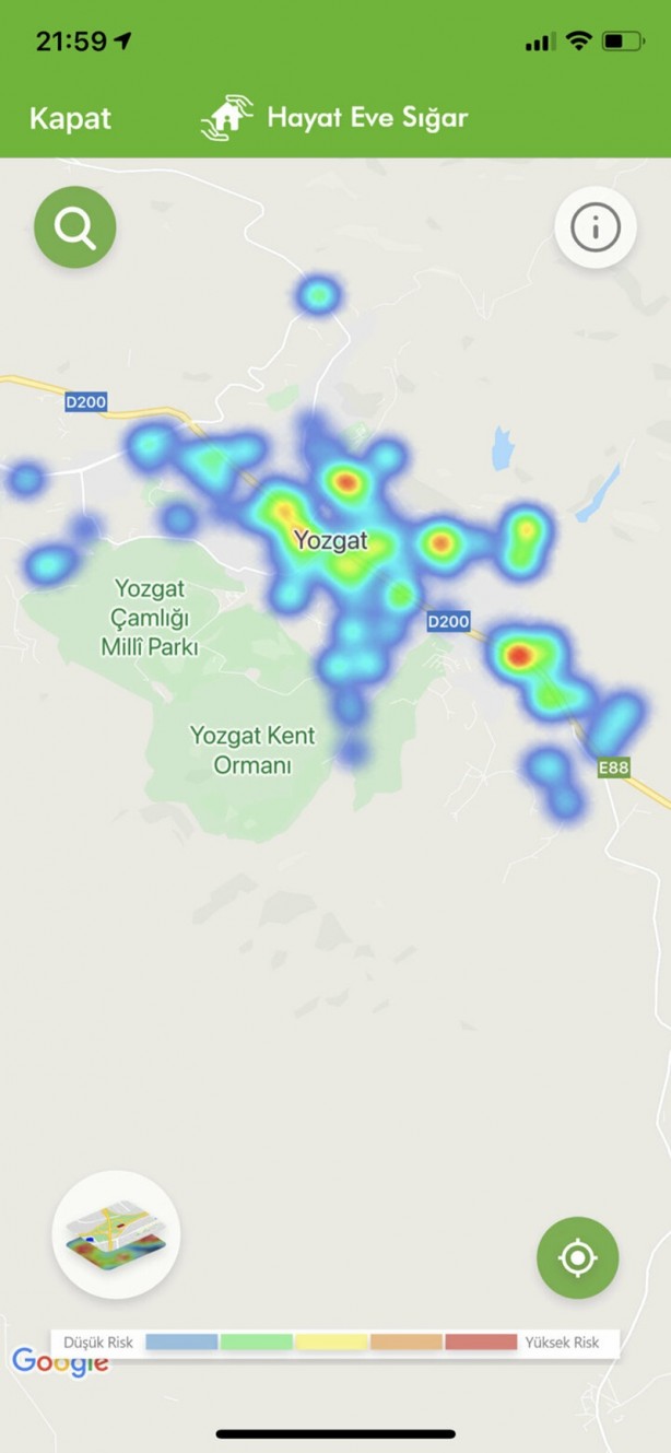 Foto - İşte Türkiye'nin güncel koronavirüs yoğunluk haritası! Kısıtlamalar işe yaradı mı?