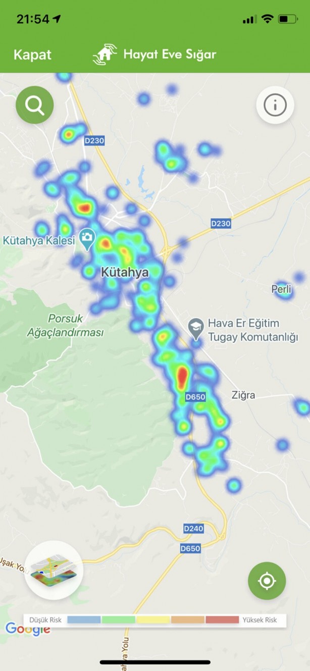 Foto - İşte Türkiye'nin güncel koronavirüs yoğunluk haritası! Kısıtlamalar işe yaradı mı?