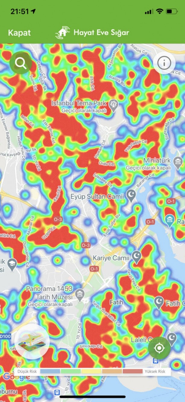 Foto - İşte Türkiye'nin güncel koronavirüs yoğunluk haritası! Kısıtlamalar işe yaradı mı?