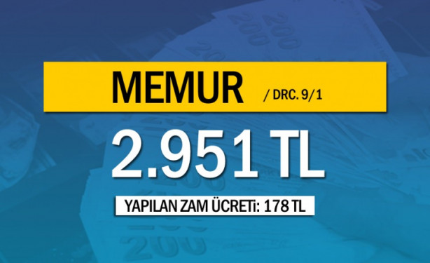 Foto - İşte yeni memur maaşları