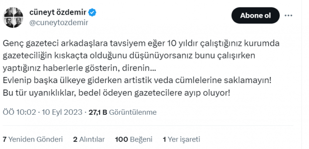 Foto - İstifa ederken bunu gizleyip etik dersi vermişti! Cüneyt Özdemir, Habertürk’ün ünlü sunucusuna böyle kapak yaptı! "Allah yarattı" demedi 