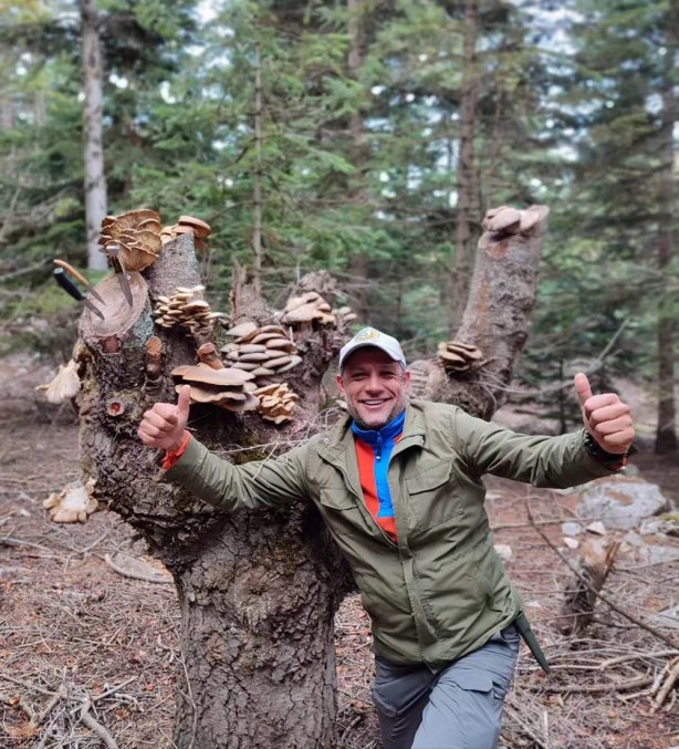 Foto - İstiridye mantarları büyüklüğüyle görenleri şaşırttı!
