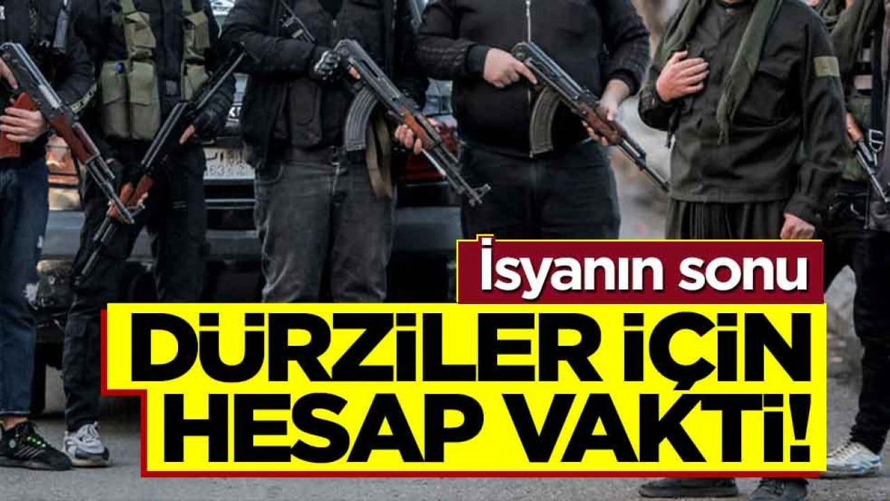 İsyancı Dürziler için hesap vakti!
