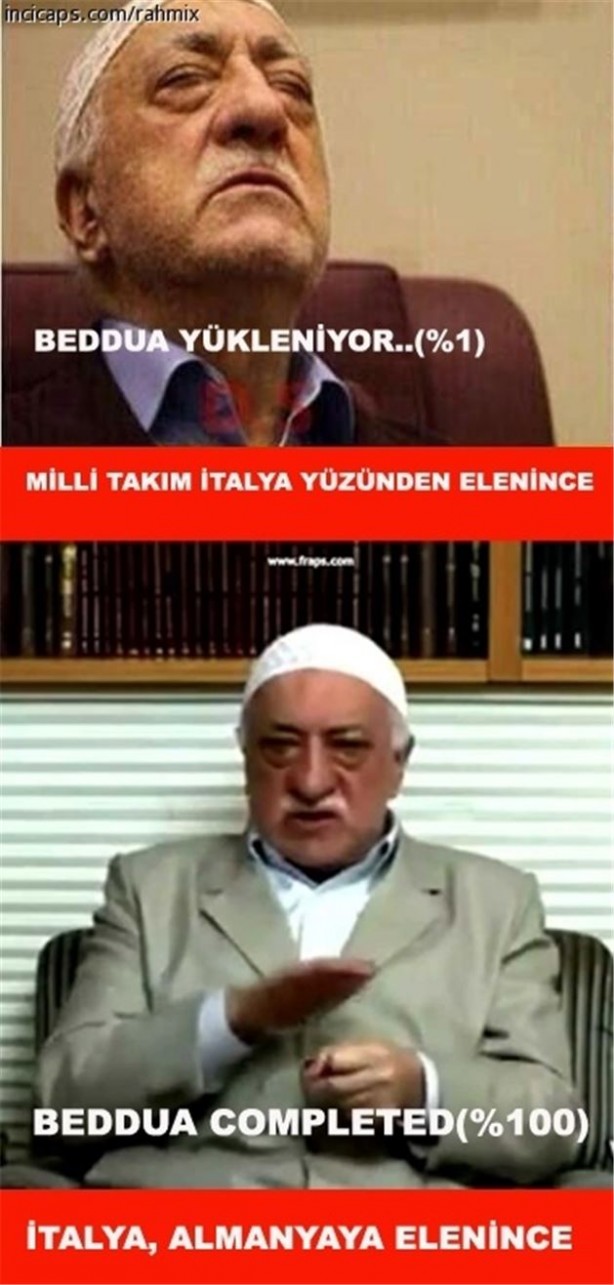 Foto - İtalya-Almanya maçı 'caps'leri