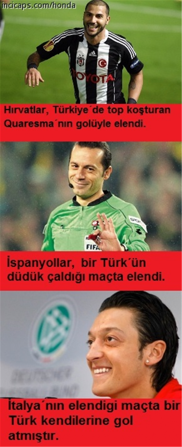 Foto - İtalya-Almanya maçı 'caps'leri