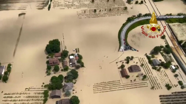 İtalya'yı sel vurdu