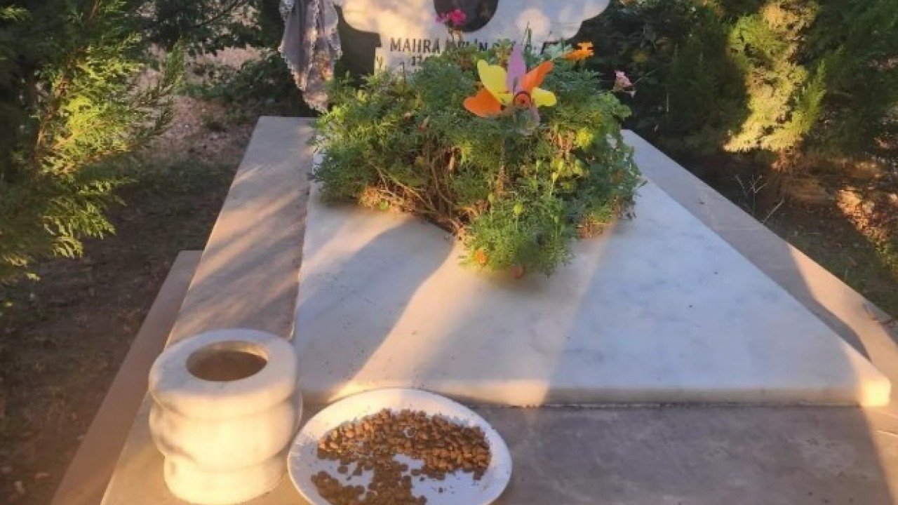 Foto - İtperestlerin yaptığına bakın: Küçük kızın mezarına alçak saldırı!