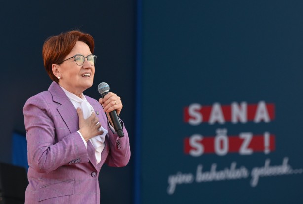 İttifakta sınırları aştılar! İP'li Akşener'in mitinginde HDP flaması