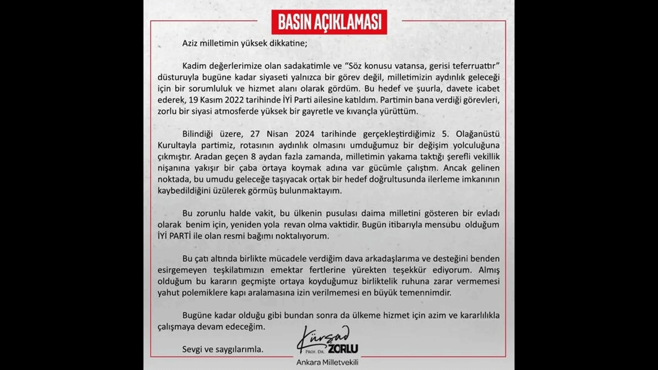 Foto - İYİ Parti'de Kürşad Zorlu'dan sonra 4 istifa daha!