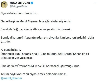 Foto - İYİ Parti'deki skandallara bir yenisi daha eklendi Akşener milletvekili borsası kurdu! İşte Whatsapp mesajları