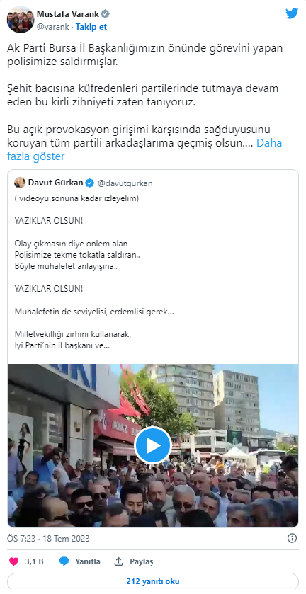 Foto - İYİ Parti'den kötü provokasyon! Polise saldırdılar! AK Parti'den çok sert tepki